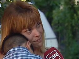 Habló la mamá de Kimey tras rencontrarse con su hijo