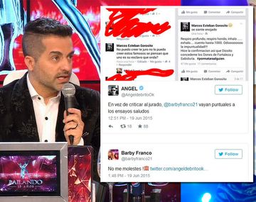 Cruce entre Ángel de Brito y Barby Franco: Vayan puntuales a los ensayos