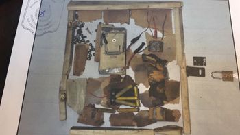 Éste es el paquete bomba que estalló en Indra Éste es el paquete bomba que estalló en Indra