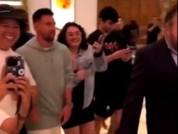 El incómodo momento que vivió Messi en un shopping de Miami
