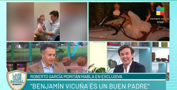 La reacción de Roberto García Moritán al enterarse en vivo que Pampita se separó