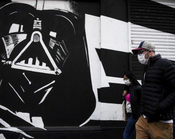 La foto es de hace un año y sigue vigente, como el uso del tapabocas en la Ciudad de Buenos Aires