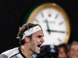 La furia de Federer tras ser campeón en Australia La furia de Federer tras ser campeón en Australia