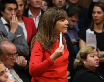 Gabriela Cerruti, en tiempos en que sus enemigos estaban fuera de su partido