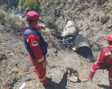 Dos argentinos que transportaban una donación de oxígeno murieron calcinados