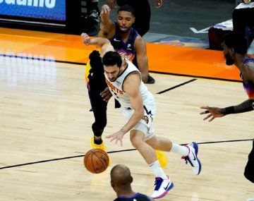 Poco de Campazzo en la segunda derrota de Denver ante Phoenix por las semifinales del Oeste