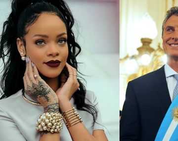 Rihanna le preguntó a Macri sobre sus planes para fomentar la educación