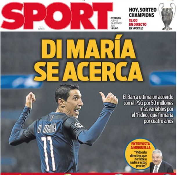 La tapa de Sport