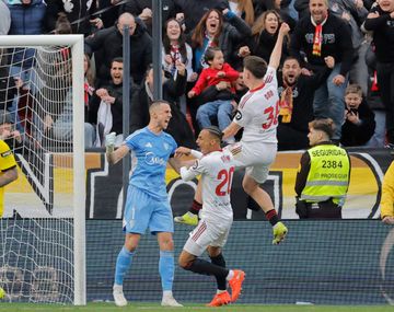 Un error del Diablito Echeverri le permitió a Sevilla empatar en el final ante Girona