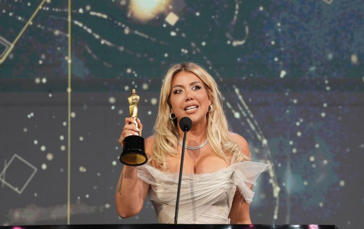 Wanda Nara ganó el Martín Fierro y emocionó a todos con su discurso