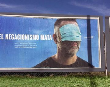 El negacionismo mata: impactante campaña de concientización contra el Covid-19 en La Pampa