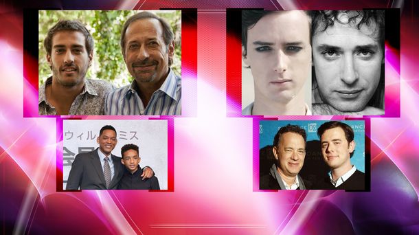 De tal padre, tal hijo: los famosos que son igualitos a sus padres