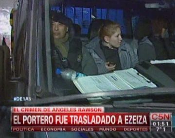 Caso Ángeles: trasladaron a Jorge Mangeri a Ezeiza