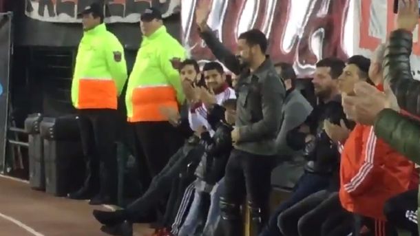 El uruguayo agradeció el gesto