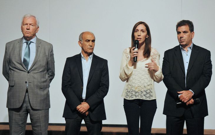 Carlos Mahiques, Daniel Salvador, Mar&iacute;a Eugenia Vidal y Cristian Ritondo