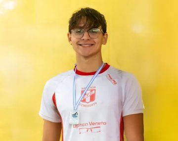Nadador argentino de 17 años se fracturó una vértebra en el Campeonato Nacional de Natación