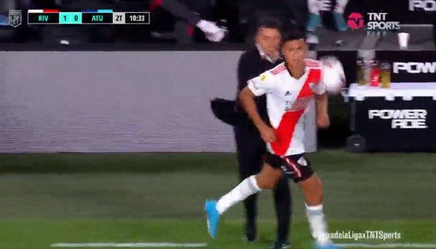 La reacción de Marcelo Gallardo con un jugador de River: ¿le tiró un manotazo?
