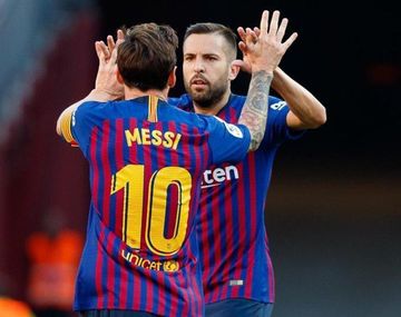 El emotivo mensaje de Messi a Jordi Alba tras anunciar que se va del Barcelona