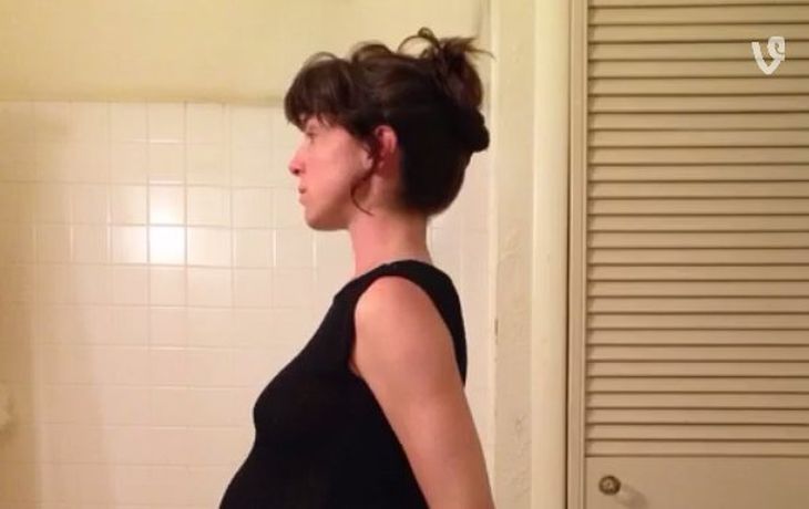Pura ternura: mirá el video de un embarazo de nueve meses en solo seis segundos