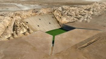 disenan un estadio bajo el desierto para el mundial de qatar disenan un estadio bajo el desierto para el mundial de qatar