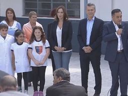 Mauricio Macri,&nbsp;María Eugenia Vidal y&nbsp;Alejandro Finocchiaro&nbsp;