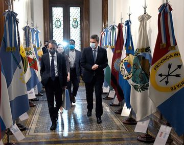 Sergio Massa recibió a los integrantes de la nueva misión del FMI