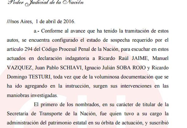 La orden de detención de Ricardo Jaime