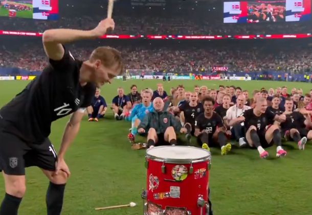 Festejo viral: el remo vikingo de Noruega que es furor en el Mundial 2026