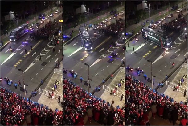 VIDEO: Así fue el ingreso de River a su estadio para enfrentar a Boca