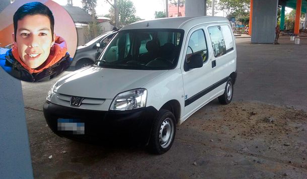 La camioneta había sido abandonada.