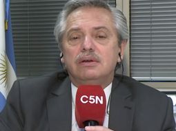 Alberto Fernández en C5N
