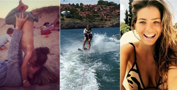 China Suárez y su hija en Punta: selfies, juegos en la playa y deportes extremos