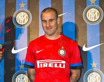 Rodrigo Palacio fue presentado como jugador del Inter