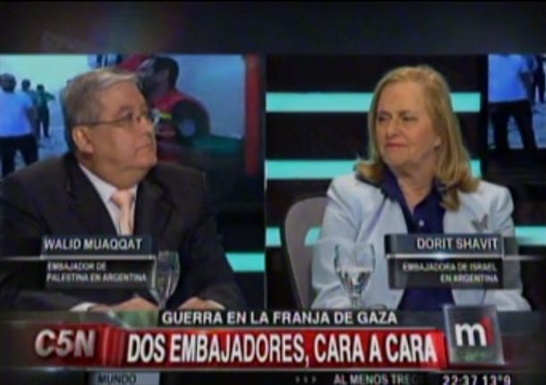 Cruce de embajadores por el conflicto en la Franja de Gaza