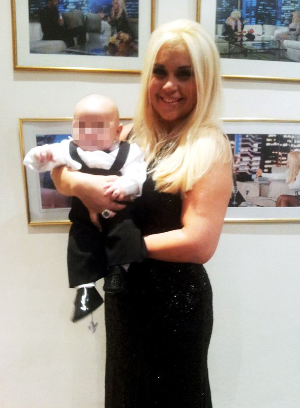 Verónica Ojeda viajó a Dubai con Diego Fernando a ver a Maradona