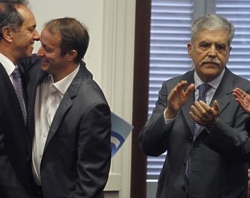 Scioli a Insaurralde: Estamos encolumnados con vos