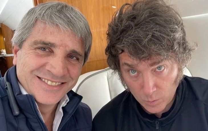 Luis Caputo y Javier Milei