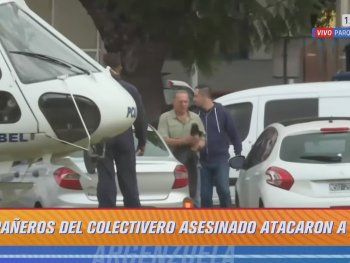 Así se retiraba Berni del Hospital Churruca tras la agresión