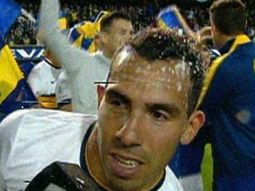 la emocion de tevez en pleno campo de juego: es una sensacion inexplicable la emocion de tevez en pleno campo de juego: es una sensacion inexplicable
