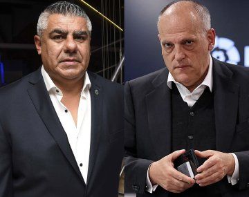 La dura respuesta de Tapia tras las fuertes críticas de Tebas al fútbol argentino