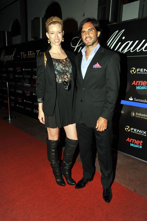 Nicole Neumann y Fabián Cubero