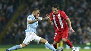 sin agüero, el city consiguio una agonica victoria como local ante el sevilla sin agüero, el city consiguio una agonica victoria como local ante el sevilla