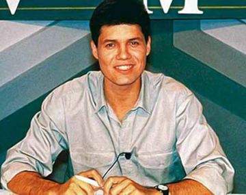 La foto vintage de Marcelo Tinelli