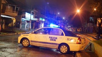 El efectivo policial murió en el acto El efectivo policial murió en el acto