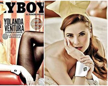 Yolanda Ventura en la revista Playboy de México
