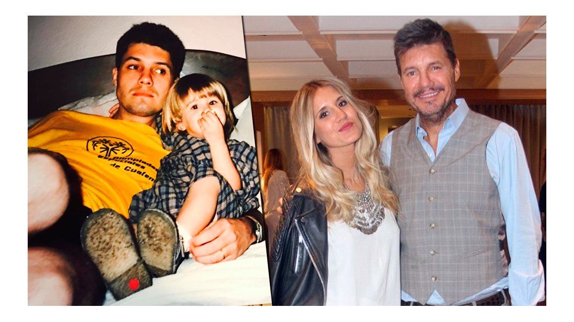 La foto retro de Marcelo Tinelli en el día del cumpleaños de su hija