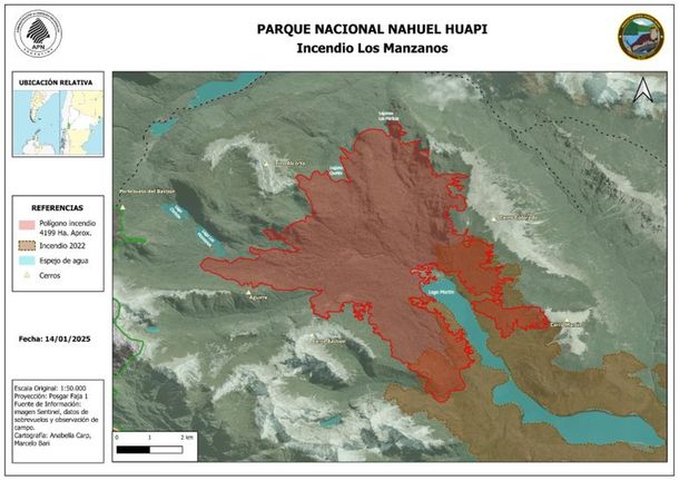 Incendio en Bariloche: las lluvias trajeron un alivio parcial