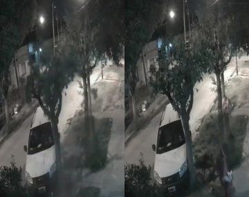San Martín: se colgó de su camioneta para evitar que se la roben