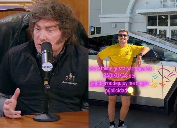 Javier Milei defendió al diputado del Tesla Cybertruck