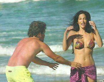 Silvina Escudero ¿con nuevo novio? Mimos en las playas de Punta del Este